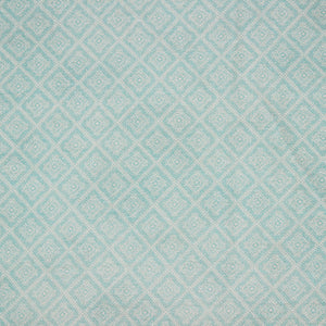 Full View Riva Floral Cotton Dohar, Aqua Design