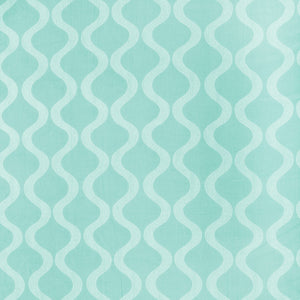 Full View Riva Damask Cotton Dohar, Peacock Blue Design