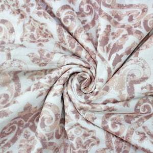 Soft Riva Floral Print Brown Cotton Dohar Online At Best Prices