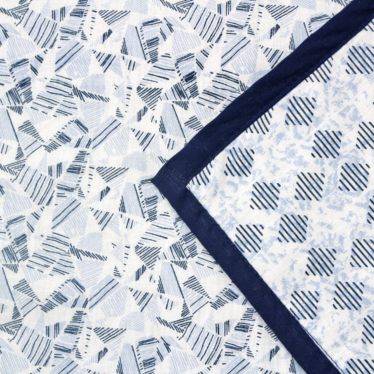 Soft Riva Floral Print Blue Cotton Dohar Online At Best Prices