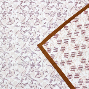 Soft Riva Floral Print Brown Cotton Dohar Online At Best Prices