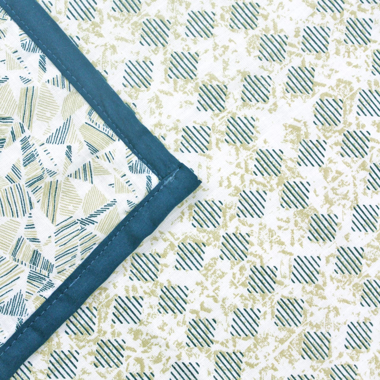 Soft Riva Floral Print Peacock Cotton Dohar Online At Best Prices