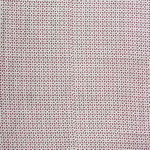 Full View Riva Floral Cotton Dohar, Burgundy Design