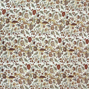 Full View Riva Floral Cotton Dohar, Brown Design