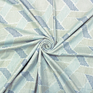 Riva Floral Cotton Dohar, Blue