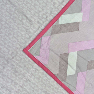 Full View Riva Floral Cotton Dohar Magenta Design