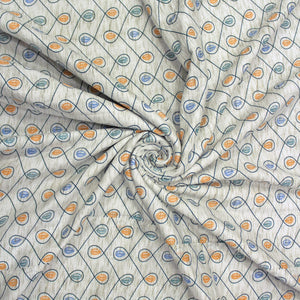 Riva Floral Cotton Dohar, Green
