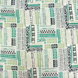 Full View Riva Floral Cotton Dohar, Green Design