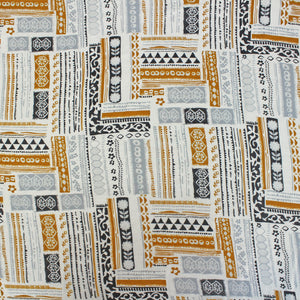 Full View Riva Floral Cotton Dohar Grey Design