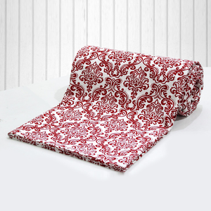 Printed Cotton 144 TC Duvet Cover - Maroon