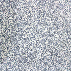 Stylish Blue Printed 144 TC Cotton Paisley Fitted Bedsheet At Best Price