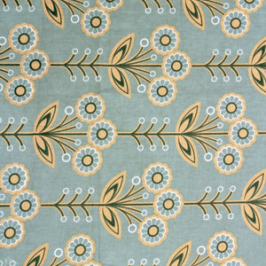 Close Up Printed Floral Cotton 144 TC Fitted Bedsheet Design