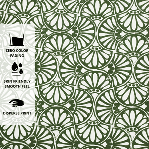 Printed Floral Cotton 144 TC Fitted Bedsheet Design