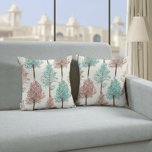 Multicolor floral print 100% cotton cushion covers