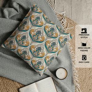 geometric pattern cushion cover