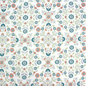 Printed Floral Cotton 144 TC Fitted Bedsheet Design