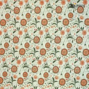 144TC 100% Elastic Fitted Bedsheet with flower design and 2 pillows, AUARVE BEDSHEET