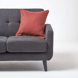 Plain Cotton Decorative Cushion Cover 1 Pc in Rust online at best prices