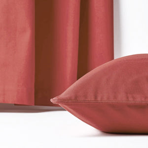 Plain Cotton Decorative Cushion Cover 1 Pc in Rust online at best prices