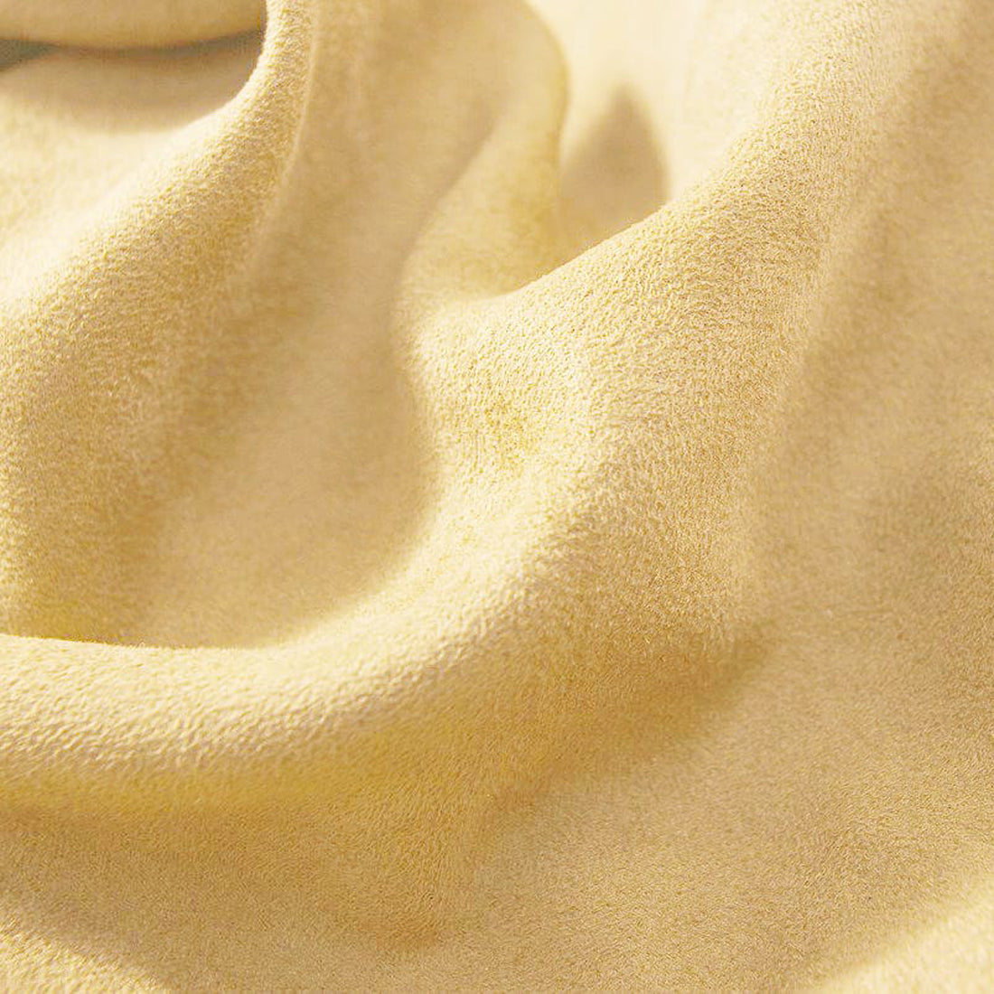 Imported SUEDE Solid Design 200 GSM Fabric 60" (152 cms) - Gold