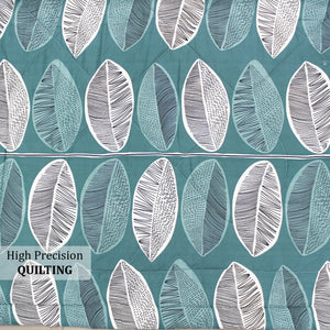 All Season Reversible Microfiber Comforter/Quilt (150 GSM) -Teal