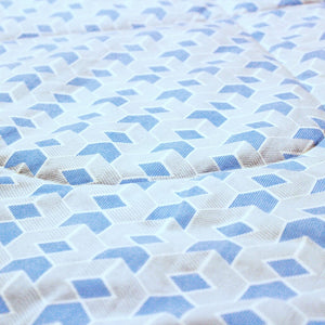 All Season Reversible Microfiber Comforter/Quilt (150 GSM) -Blue