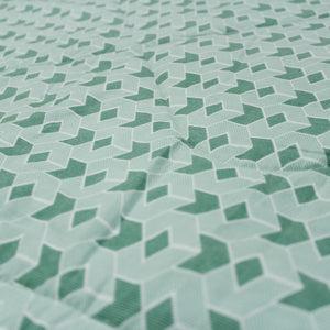 All Season Reversible Microfiber Comforter/Quilt (150 GSM) -Green