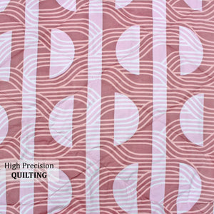 All Season Reversible Microfiber Comforter/Quilt (150 GSM) -Magenta