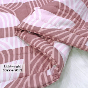 All Season Reversible Microfiber Comforter/Quilt (150 GSM) -Magenta