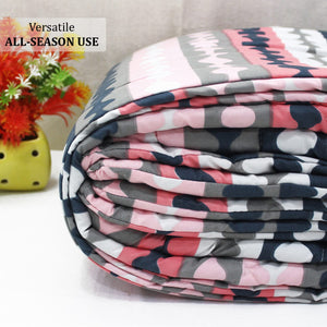 All Season Reversible Microfiber Comforter/Quilt (150 GSM) -Magenta