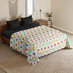 Microfiber 150 GSM All Season Comforter/Quilt - Multicolor