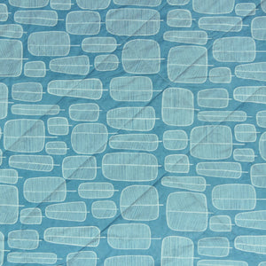 Full View Microfiber 150 GSM All Season Comforter/Quilt - Peacock Blue