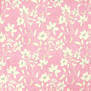 Full View Floral pink cotton dohar Design