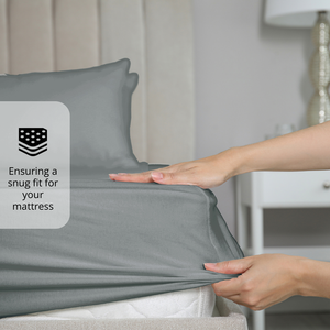 Plain 400 TC Cotton Satin Bedsheet
