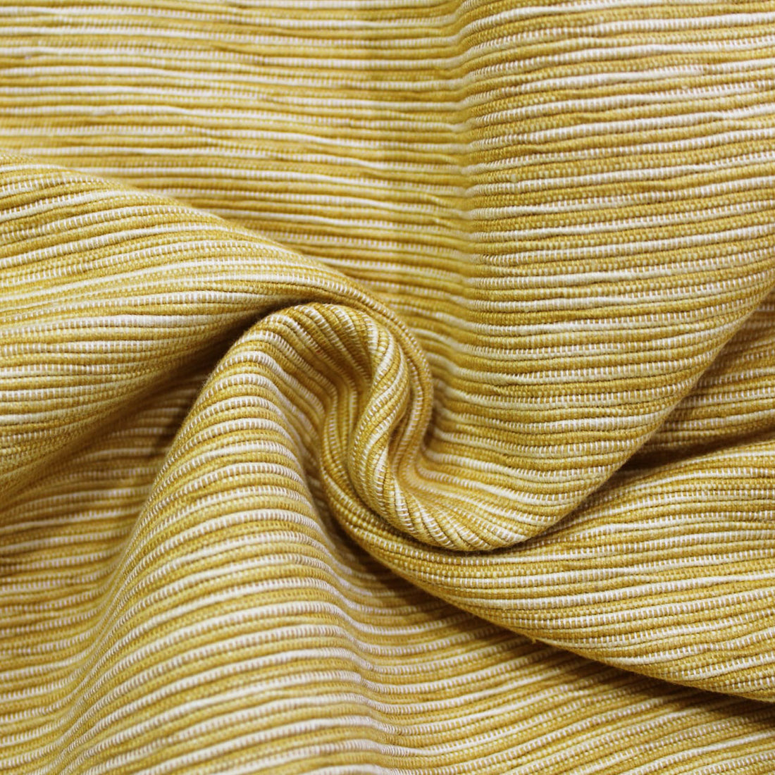 Handloom Corded Weave 385 GSM Plain Cotton Fabric 48" (122 cms) - Gold