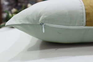Stylish Cotton Satin Patch Throw/Lumber Pillow Online In India