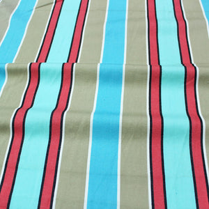 Alpha Multicolor Woven Cotton Stripes Table Cover(1 Pc) online in India
