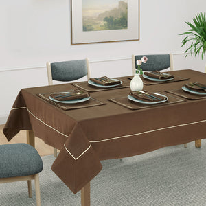 Comfortable Plain Virgo Woven Cotton Table Cover online In India