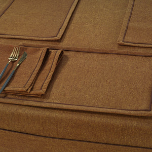 Comfortable Plain Virgo Woven Cotton Table Cover online In India