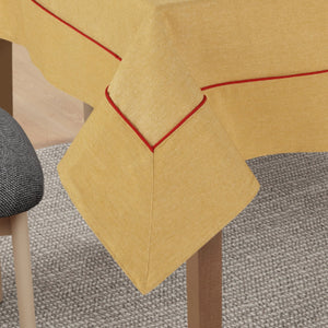 Comfortable Plain Virgo Woven Cotton Table Cover online In India