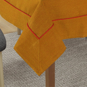 Comfortable Plain Virgo Woven Cotton Table Cover online In India