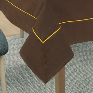 Comfortable Plain Virgo Woven Cotton Table Cover online In India