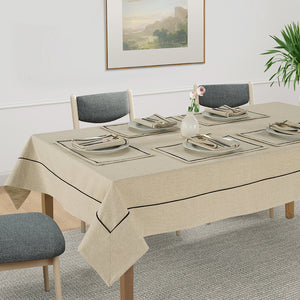 Comfortable Plain Virgo Woven Cotton Table Cover online In India