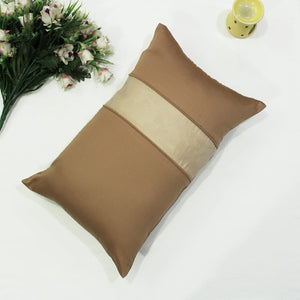 Stylish Cotton Satin Patch Throw/Lumber Pillow Online In India