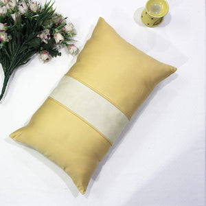 Stylish Cotton Satin Patch Throw/Lumber Pillow Online In India