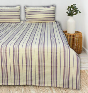 Elegant Alpha Woven 100% Cotton Handloom Bed Cover online in India
