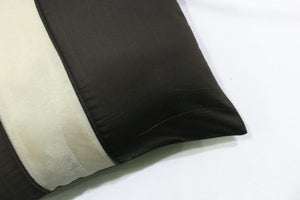 Stylish Cotton Satin Patch Throw/Lumber Pillow Online In India