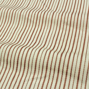 Alpha Coffee Woven Cotton Stripes Table Cover(1 Pc) online in India