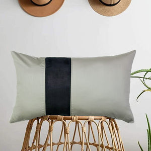 Stylish Cotton Satin Patch Throw/Lumber Pillow Online In India