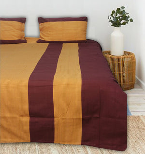 Elegant Alpha Woven 100% Cotton Handloom Bed Cover online in India